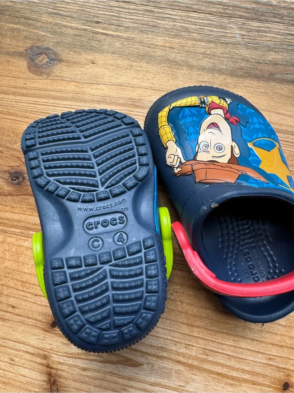 Crocs Baby/Toddler Toy Story Clogs Size 4
